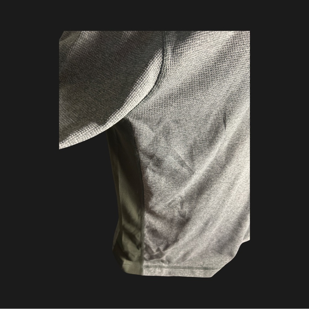 New Greg Norman for Tasso Elba‎ Gray/green Long Sleeve Shirt with Green Accents. - Picture 3 of 11